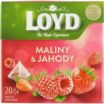 Čaj Loyd Ovocný čaj Maliny & Jahody 20 x 2 g