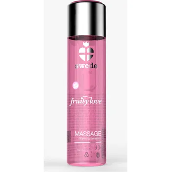 Erotický masážní přípravek Swede Fruity Love Massage Sparkling Strawberry Wine 60ml