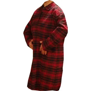 Dámské noční prádlo xcena Flanelové noční košile dámské červené Velikost: L