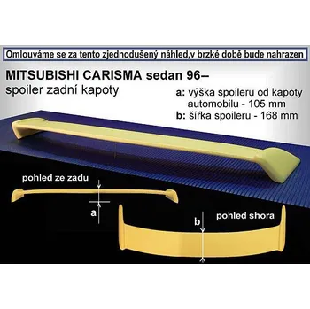 Auto-moto Křídlo na kapotu, MITSUBISHI Carisma, 96-99 SDN (74.301)