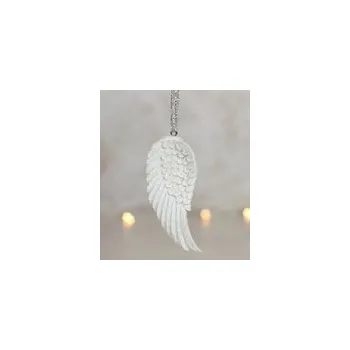 Dekorace andělské křídlo s glitry na zavěšení