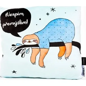 Polštář Happy Spirit Lenochod 40 x 40 cm