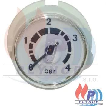 Příslušenství ke kotli Manometr tlaku 0-4 bar BUDERUS Logamax U052 / U054 / U152 / U154 - 8737602885