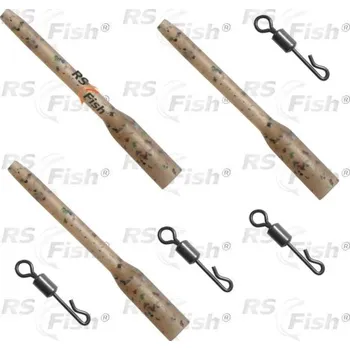 Převlek silikonový Extra Carp Camo S + obratlíky - 7028