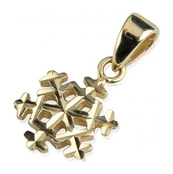 Přívěsek Luxur, Přívěsek Vločka ze žlutého zlata, 585-14-2-0922.0Z00.0.00.000.23