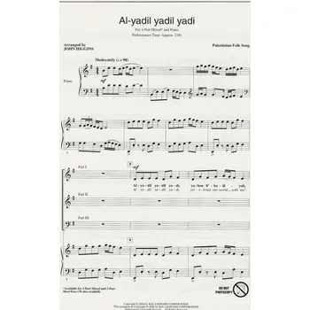 Hudebniny AL-YADIL YADIL YADI / 3 PART MIX*