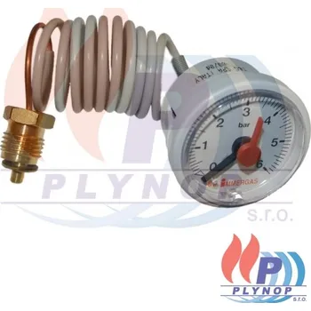 Příslušenství ke kotli Manometr tlaku 0-6 Bar IMMERGAS AVIO / ZEUS MAIOR / SUPERIOR - 1.015807 / 1.015807P / 1.032363 / 1.027199 / 1.022733 / 1.011835 / 1.016787