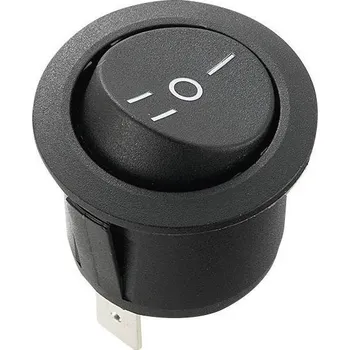 vypínač TRU COMPONENTS 1588078 kolébkový spínač TC-R13-223D-01 250 V/AC 10 A 1x zap/vyp/zap s aretací 1 ks