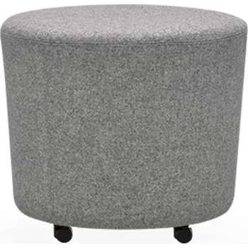 Taburet Nízký kulatý taburet STONES s kolečky