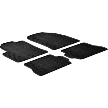 autokoberec Gumové autokoberce Ford Fiesta 2005-2008 GLE Wintergood 0280