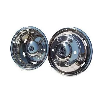 Poklice na kolo Sada nerezových poklic 16" disky MB Sprinter 515/518/519/906,VW CRAFTER 2E/2F disk se 6ti otvory (205mm PCD (Pitch Circle Diameter – disk s 6ti otvory ( starší verze))