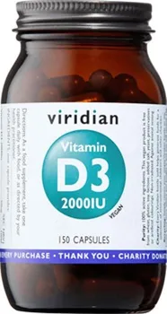 Viridian Vitamin D3 2000 IU