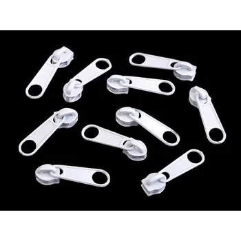 Galanterie Jezdec ke spirálovým zipům No 3 BX, barva 501 bílá