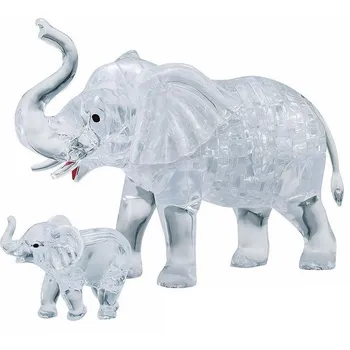 HCM Kinzel 3D Crystal Slon s mládětem…
