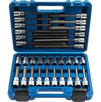 Gola hlavice Hlavice TORX 1/2", standardní, prodloužené a extra dlouhé, T20-T70