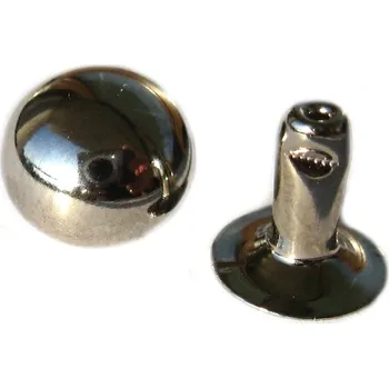 Nýt Ø9mm hříbek nikl, barva Nikl