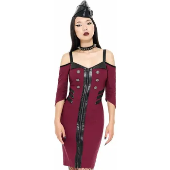 Dámské šaty šaty dámské KILLSTAR - Miss Stardust - BLOOD - S