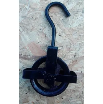 kladka Kladka stavební litinová, na provaz 20 mm, průměr 120mm nosnost 450 kg