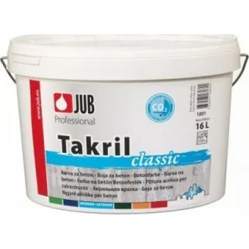 barva na zeď JUB TAKRIL CLASSIC bílá 1001 / 5 L
