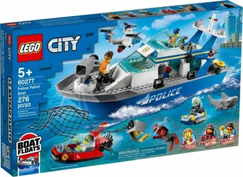 stavebnice LEGO City 60277 Policejní hlídková loď