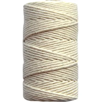 Příze Bavlněný provázek Ø2mm návin 90m, barva Bílá