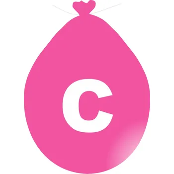 Balónek Balónek písmeno C růžové balonky.cz acr