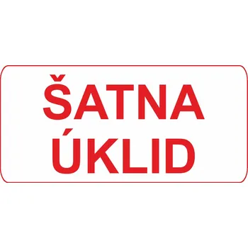 Speciální papír Šatna úklid samolepící vinylová fólie 200 x 100 mm