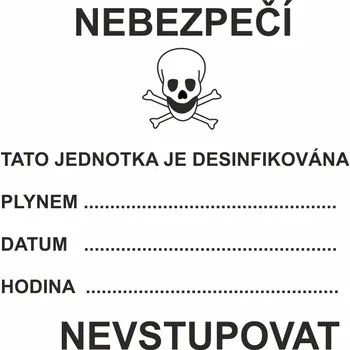 Nebezpečí Nevstupovat magnet 0,7 mm 300x250 mm