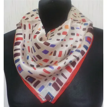 Šátek Malý šátek z hedvábí--Pruhy 2