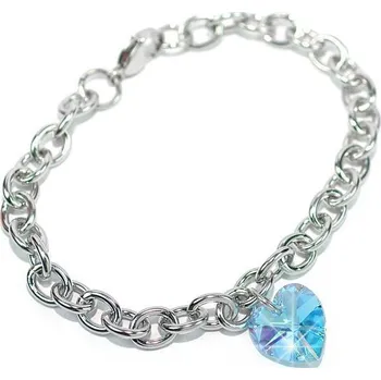 Náramek Náramek z chirurgické oceli s křišťálem Swarovski LSW083B