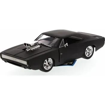 autíčko Fast & Furious - Diecast Model 1/24 1970 Dodge Charger Matt Black