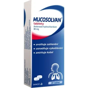 Lék na kašel, rýmu a nachlazení Mucosolvan 30 mg 20 tbl.