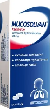 Lék na kašel, rýmu a nachlazení Mucosolvan 30 mg 20 tbl.