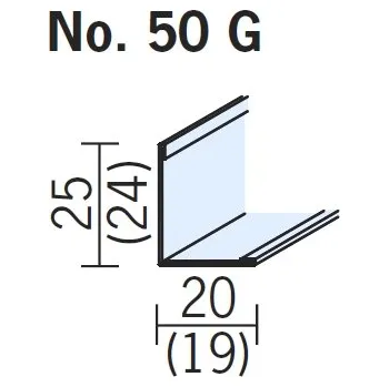Stavební profil OWA premium S 3 obvodový profil 3050mm č. 50G