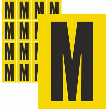 Speciální papír Písmena samolepící M samolepící vinylová fólie velikost znaku 150 mm