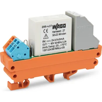 Elektronická součástka Relé WAGO 288-437 24VDC 288-437
