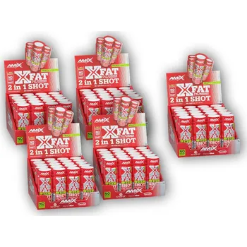 Spalovač tuku 4x X-Fat 2 in 1 Shot Box 20x60ml + 1x ZDARMA