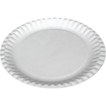 Jednorázové nádobí Talíř papírový kulatý 260 mm, 100ks/bal.