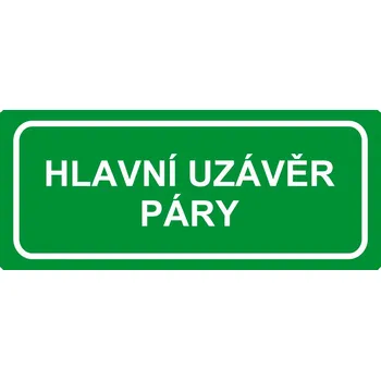 Hlavní uzávěr páry samolepící vinylová fólie 210 x 90 mm