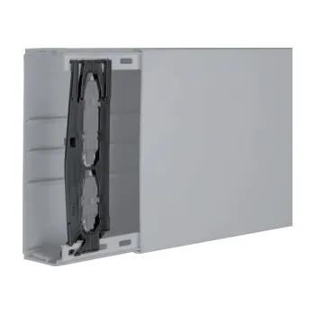 kabelová chránička TEHALIT Kanál LF6019007030 kabelový, 60x190 s víkem a příchytkami, šedá barva, délka 2m LF6019007030