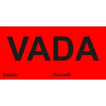 Speciální papír Vada samolepící vinylová fólie 150 x 75 mm