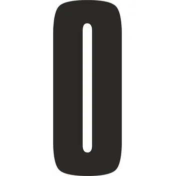 Samolepící etiketa Mag. fólie číslo 0-č/b magnet tisk 0,4 mm 240x440mm