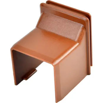 kabelová chránička KOPOS KOLÍN KOPOS Kryt 8629_I2 průchodkový Lhd 20X20 imitace/dub tmavý 8629_I2