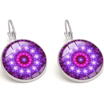 Náušnice Náušnice s francouzské háčky---Čas 5 (stříbrná barva)