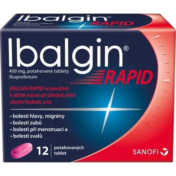Lék na bolest, zánět a horečku Ibalgin Rapid 400 mg 12 tbl.