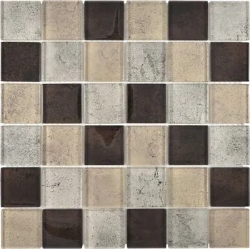 Obklad Skleněná mozaika XCM Moon28 29,8x29,8 cm béžová