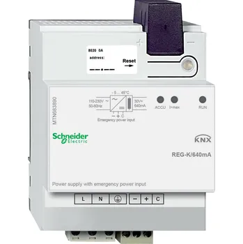 Jistič SCHNEIDER ELECTRIC SCHNEIDER Zdroj KNX REG-K/640mA napájecí MTN683890
