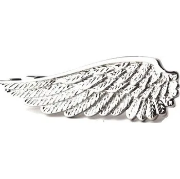 Spona na kravatu Spona na kravatu andělské křídlo, peruť Stříbrná