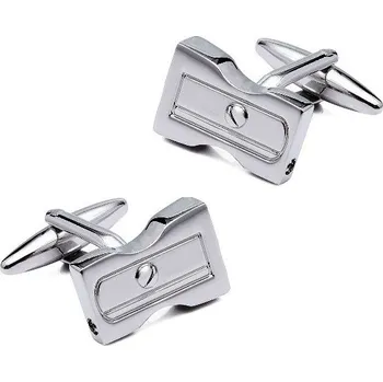 Manžetový knoflíček Manžetové knoflíčky ořezávátko, ilustrátor Stříbrná