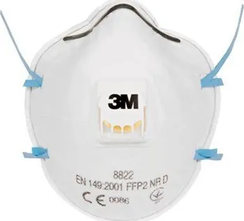 respirátor 3M Filtrační polomaska 10 ks